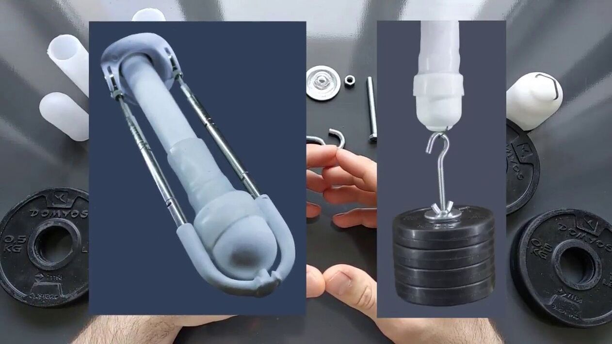 Extender to increase the penis